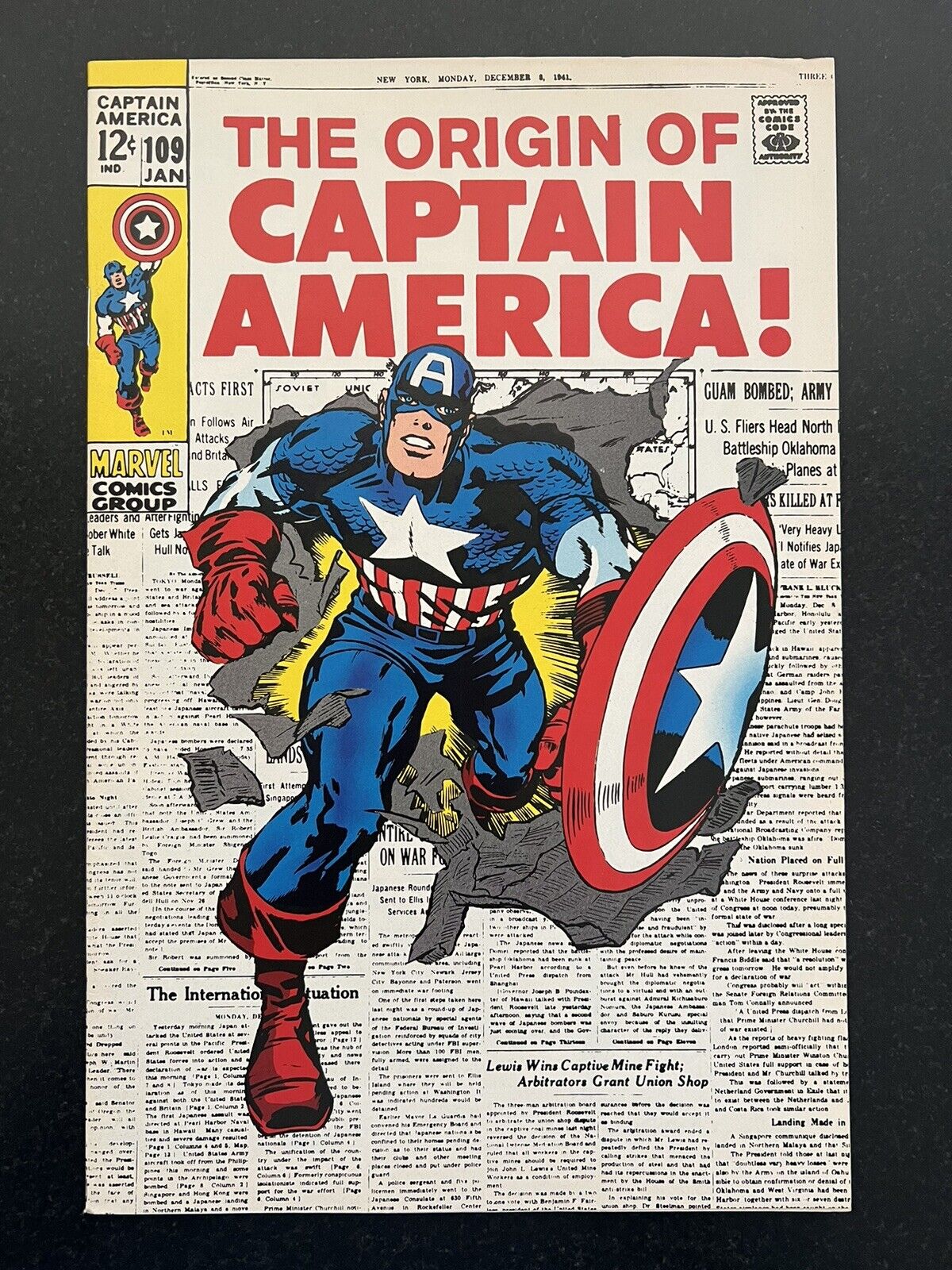 Captain America #109 JC Penney Reprint (1994) - VF+ (8.5) - Origin Retold