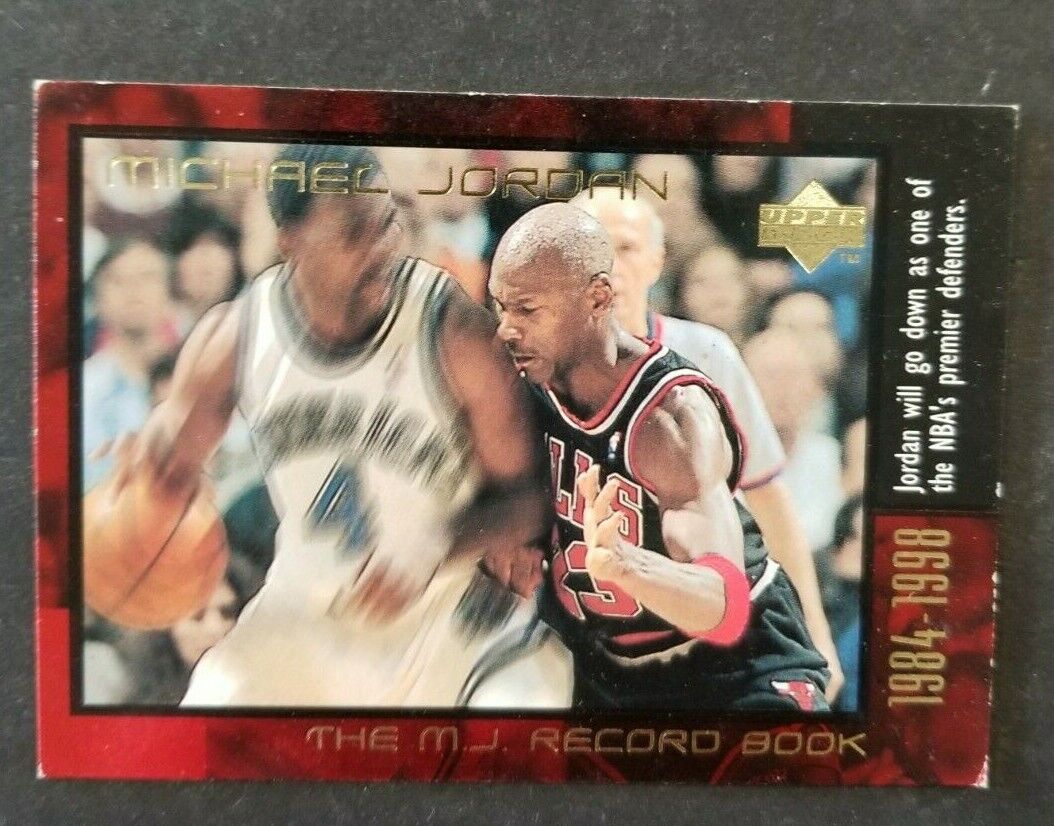 1998 UPPER DECK CARD MJ RECORD BOOK MICHAEL JORDAN #58 NRMT RANGE (DS) FREE S&H