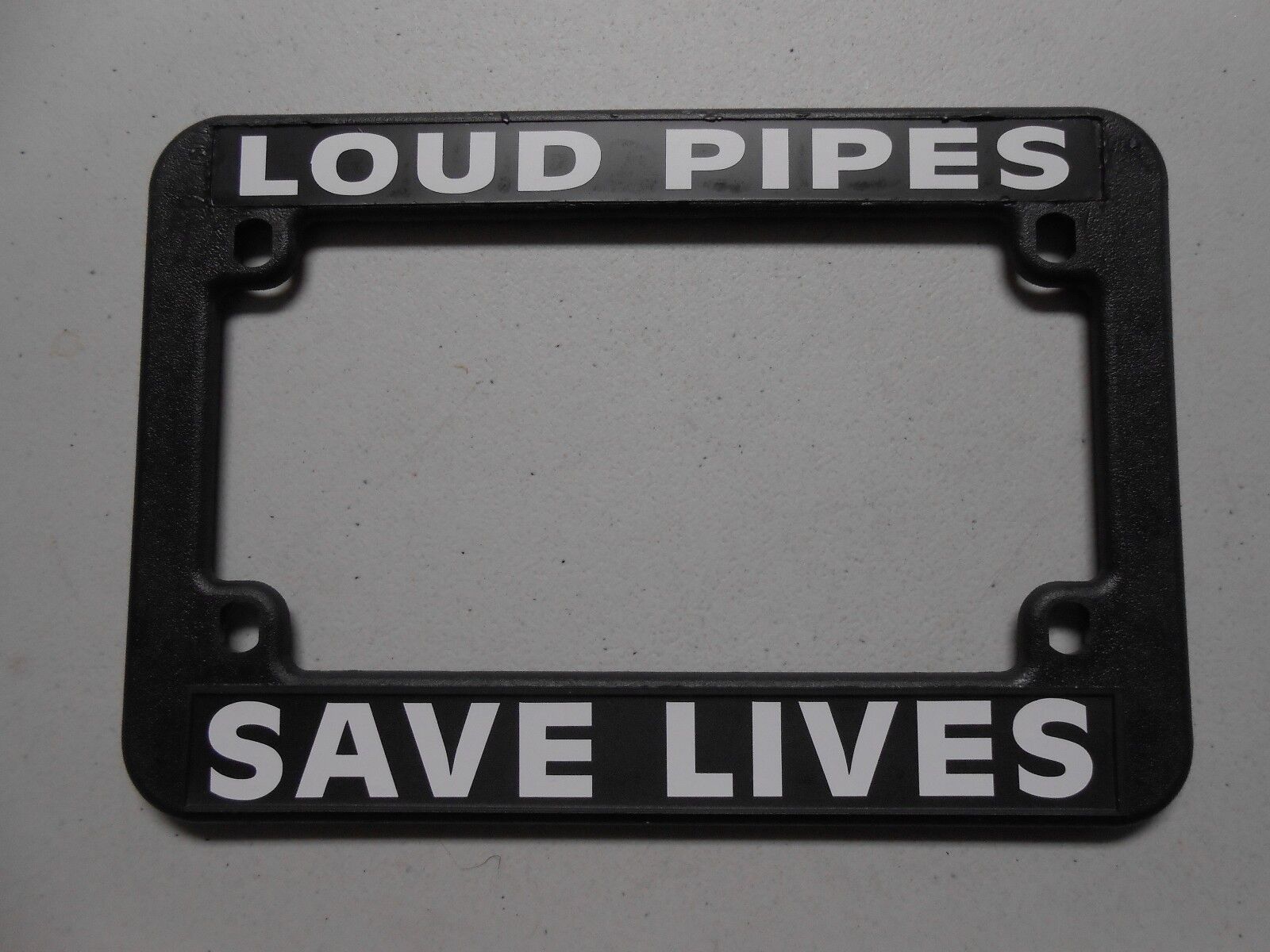 MOTORCYCLE LICENSE PLATE FRAME \