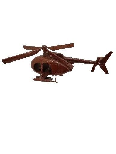 Awesome Wooden HELICOPTER  Military Style  Handmade Very Cool.