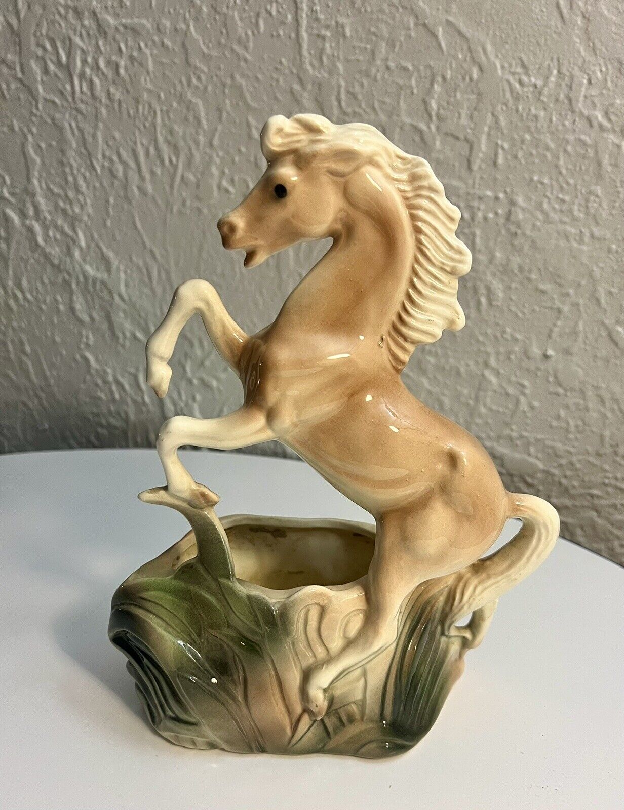 Vintage Maddux Of California Ceramic Rearing Horse Planter #534. RARE