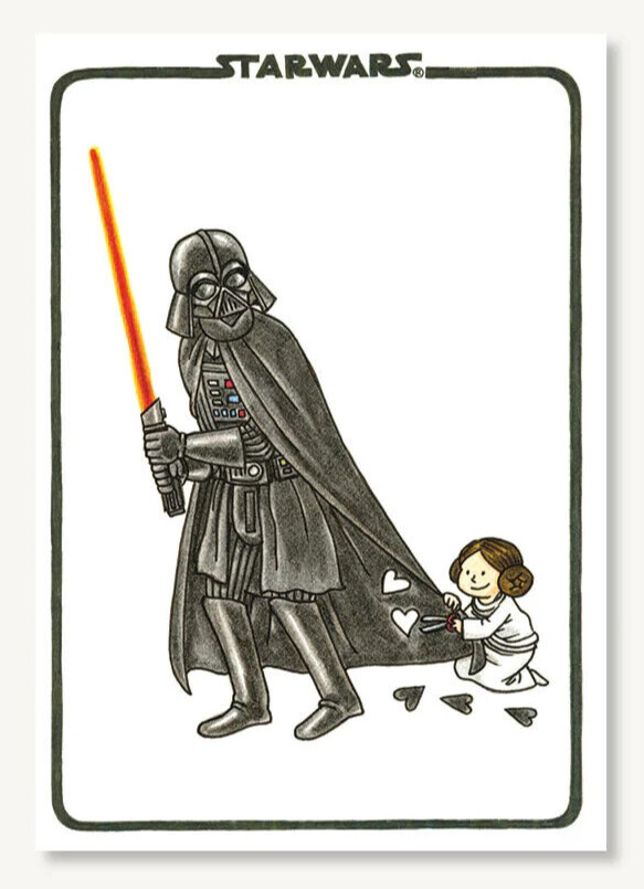 Vader\'s Little Princess Flexi Journal Feat. Darth Vader and Leia NEW STAR WARS