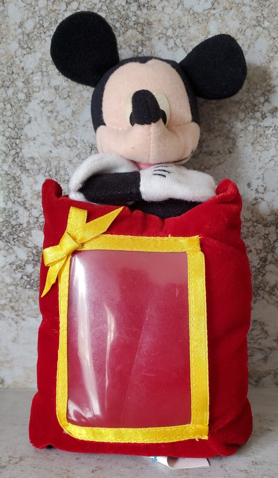 Disney Mickey Mouse Plush Picture Frame by Applause for 2.5\