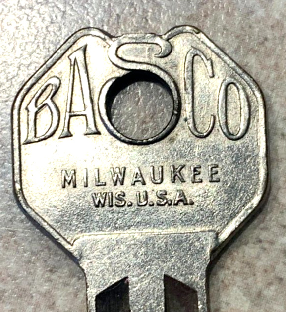 Vintage Briggs & Stratton Corp Basco BIG S Key Made in USA