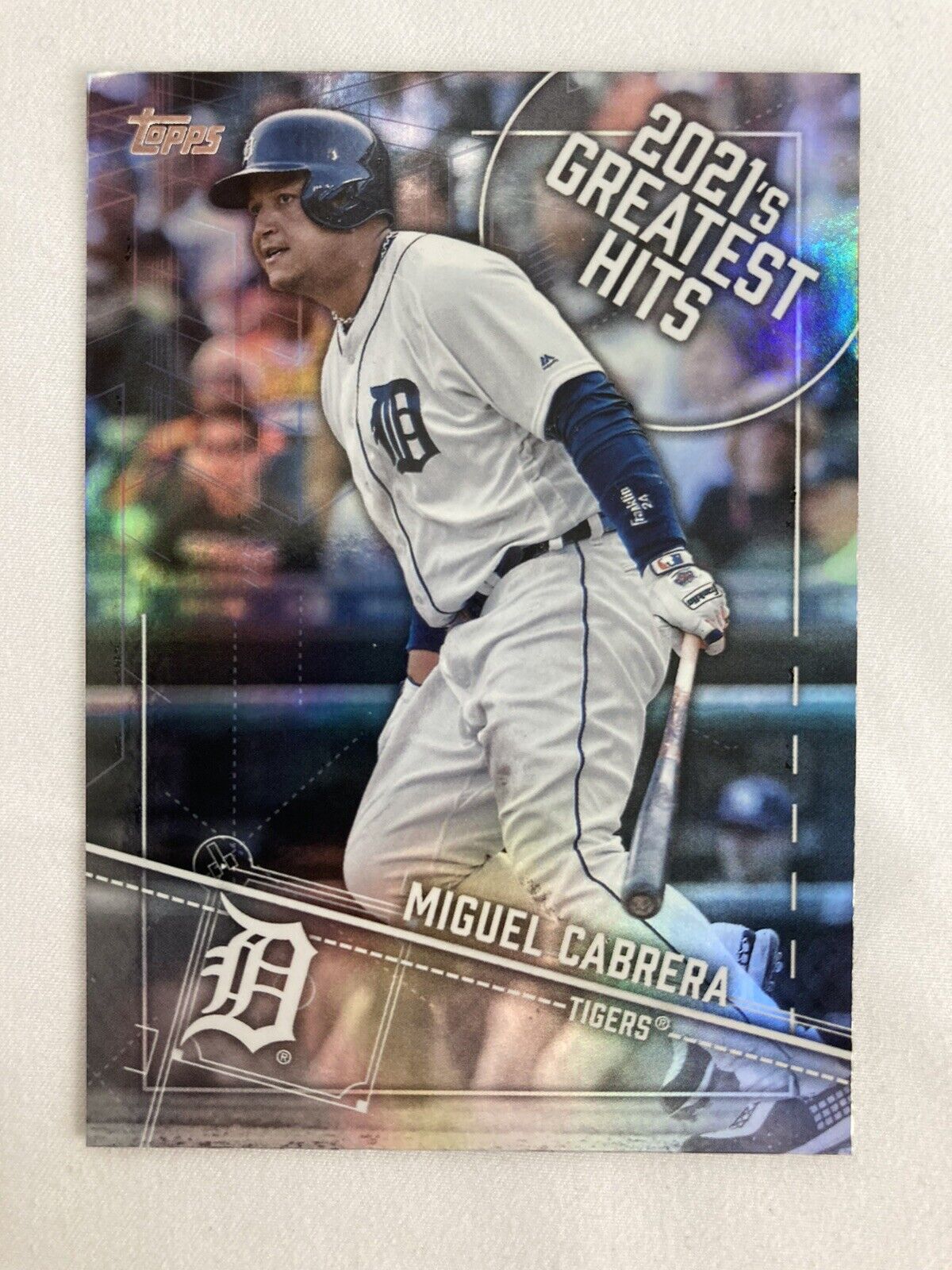Miguel Cabrera 2021s Greatest Hits 2022 Topps Series 1 Card# 21GH-13
