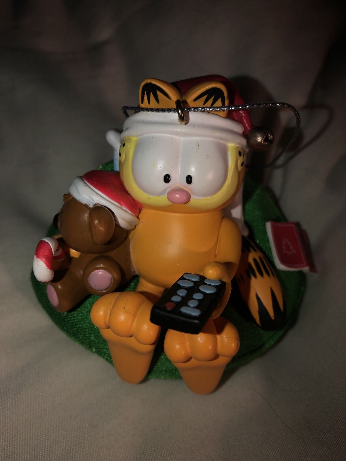 2008 American Greetings Heirloom Garfield & Pooky On Beanbag Christmas Ornament
