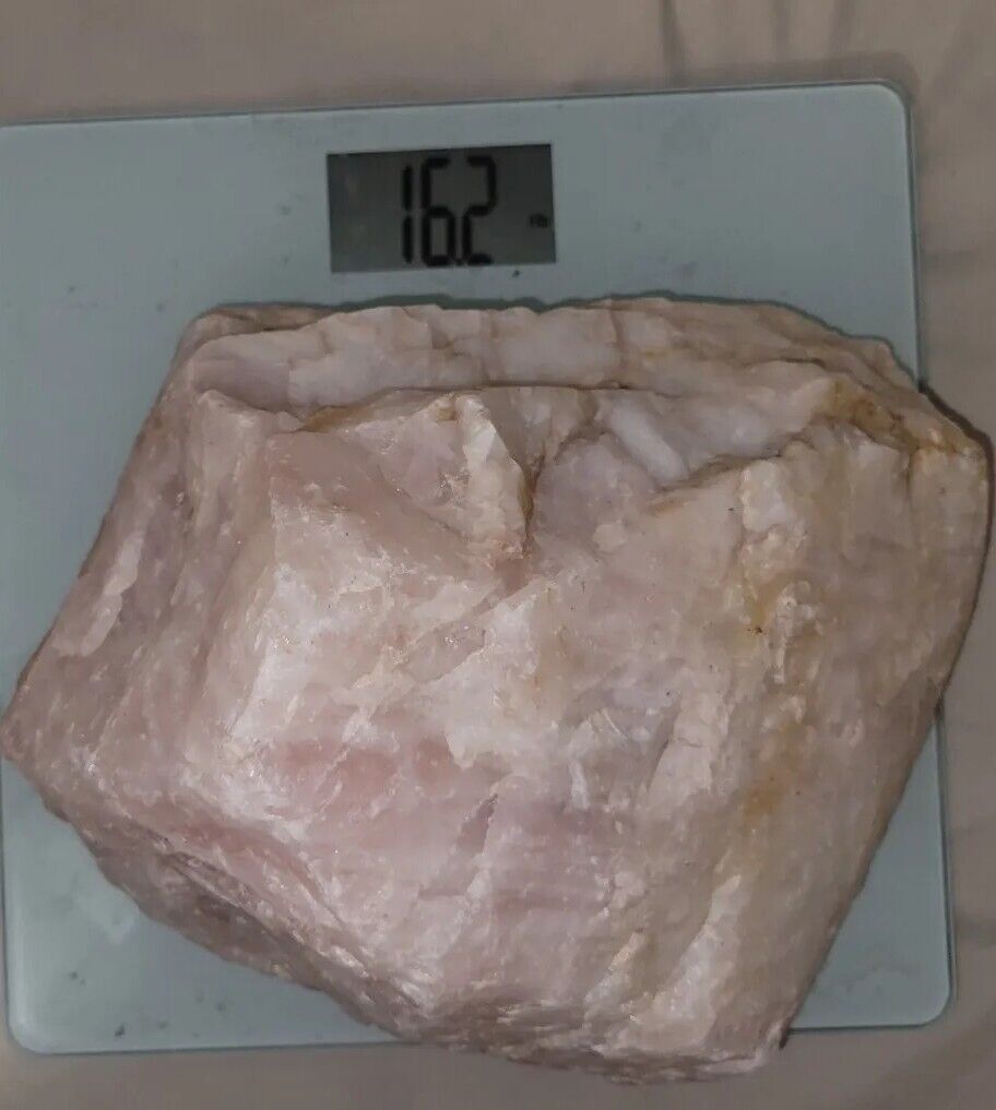 Large 16lbs Raw Natural Rose Quartz Specimen from Madagascar 10x7x9in Crystal