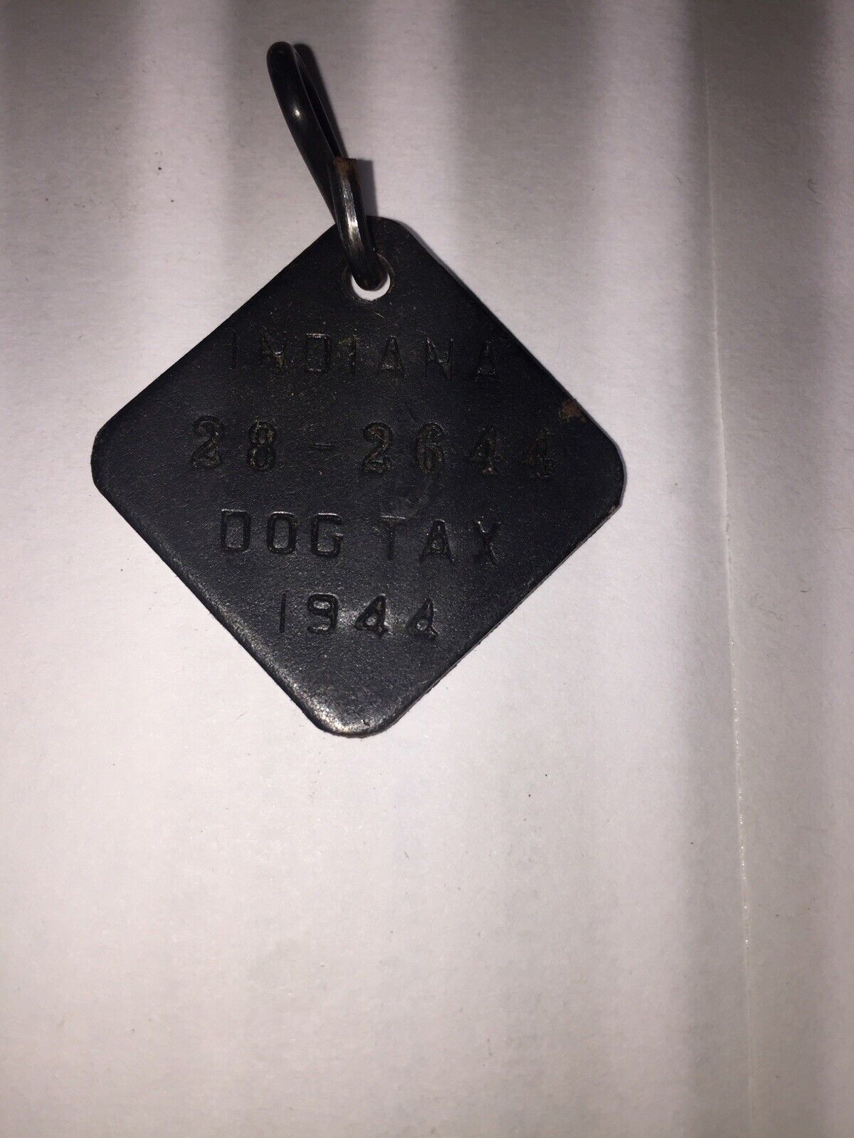 Vintage 1944 Indiana Dog Tax License Tag #22-2645