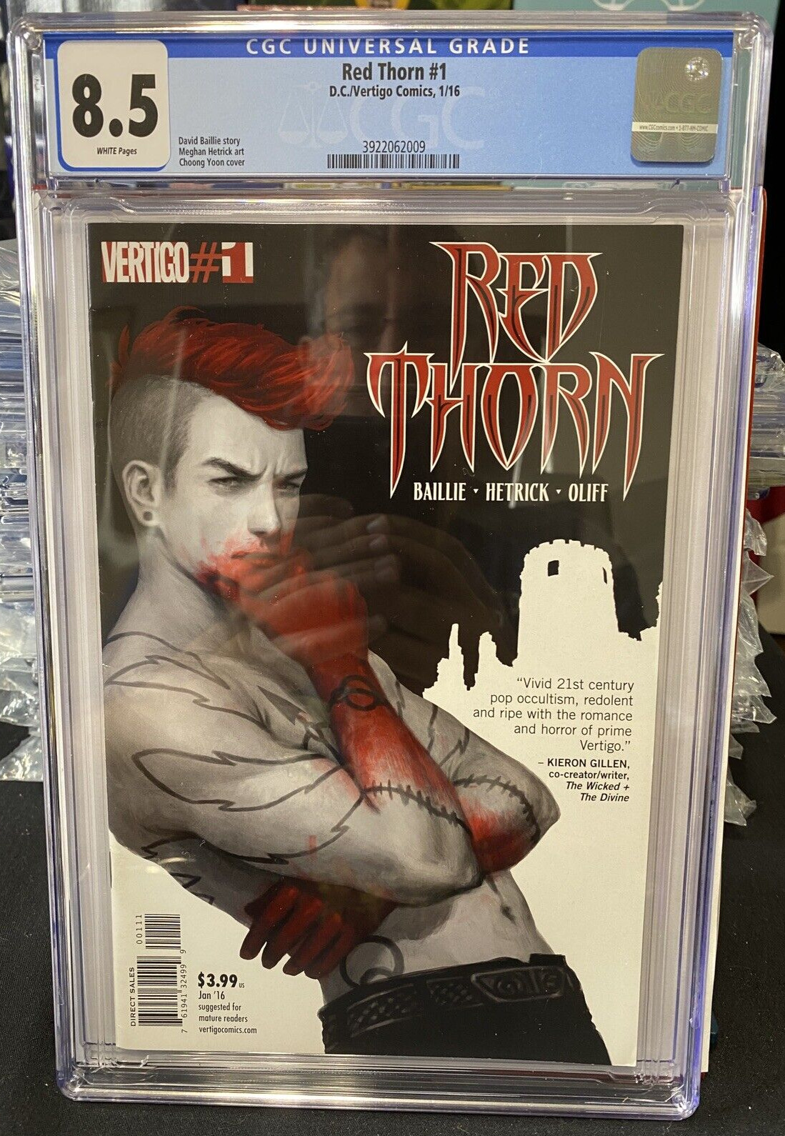 Red Thorn #1  DC Vertigo Comics 2016 CGC 8.5 CHOONG YOON COVER, BAILLIE, OLIFF