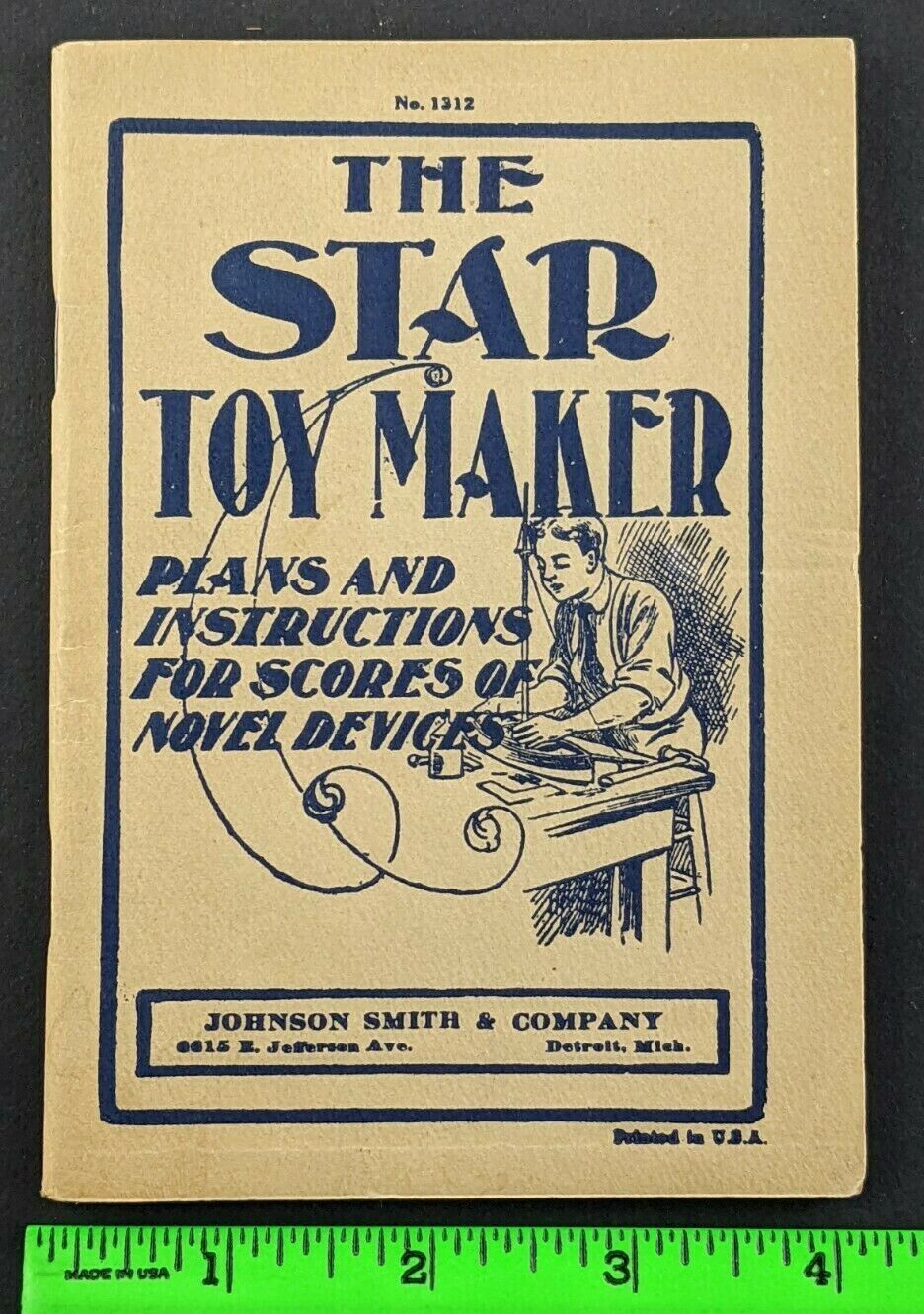 Vintage 1907 The Star Toy Maker Johnson Smith Company Graphic 63 Pg Booklet