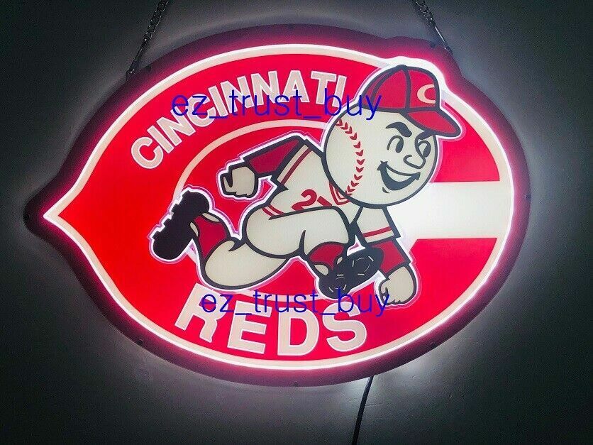Cincinnati Reds Baseball Sports Team 3D LED 20\