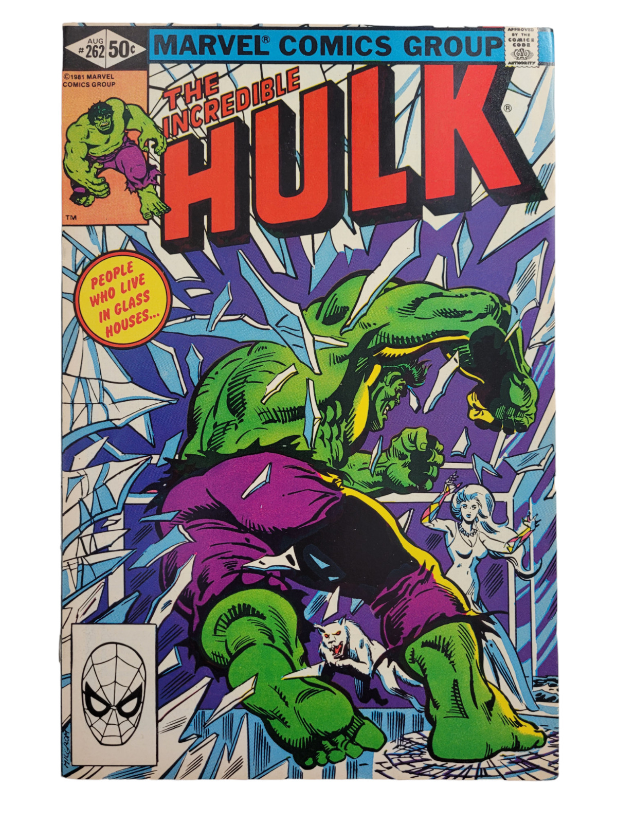 The Incredible Hulk #262 - Glass Houses 1981 VF-/VF range Raw Vintage Marvel
