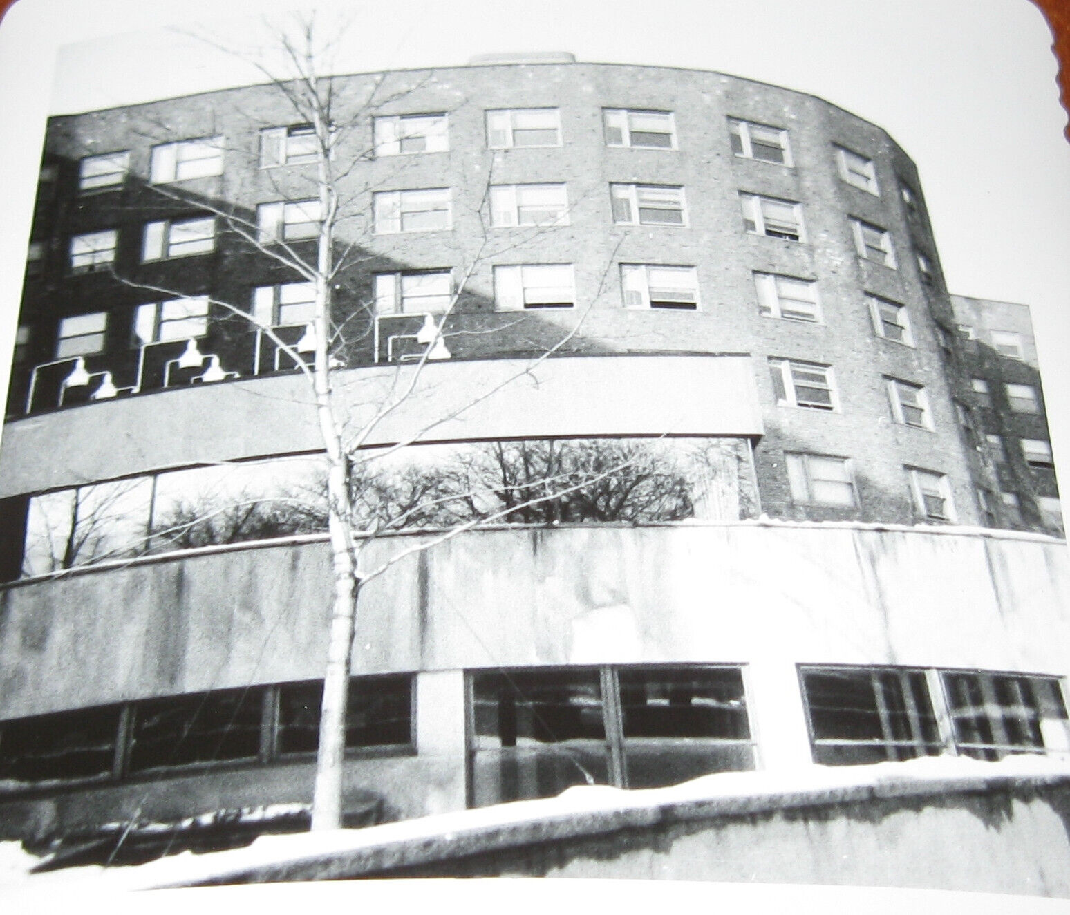Vintage Dormitory at MIT Cambridge MA 1950s Ted\'s Trip Small Black & White Photo