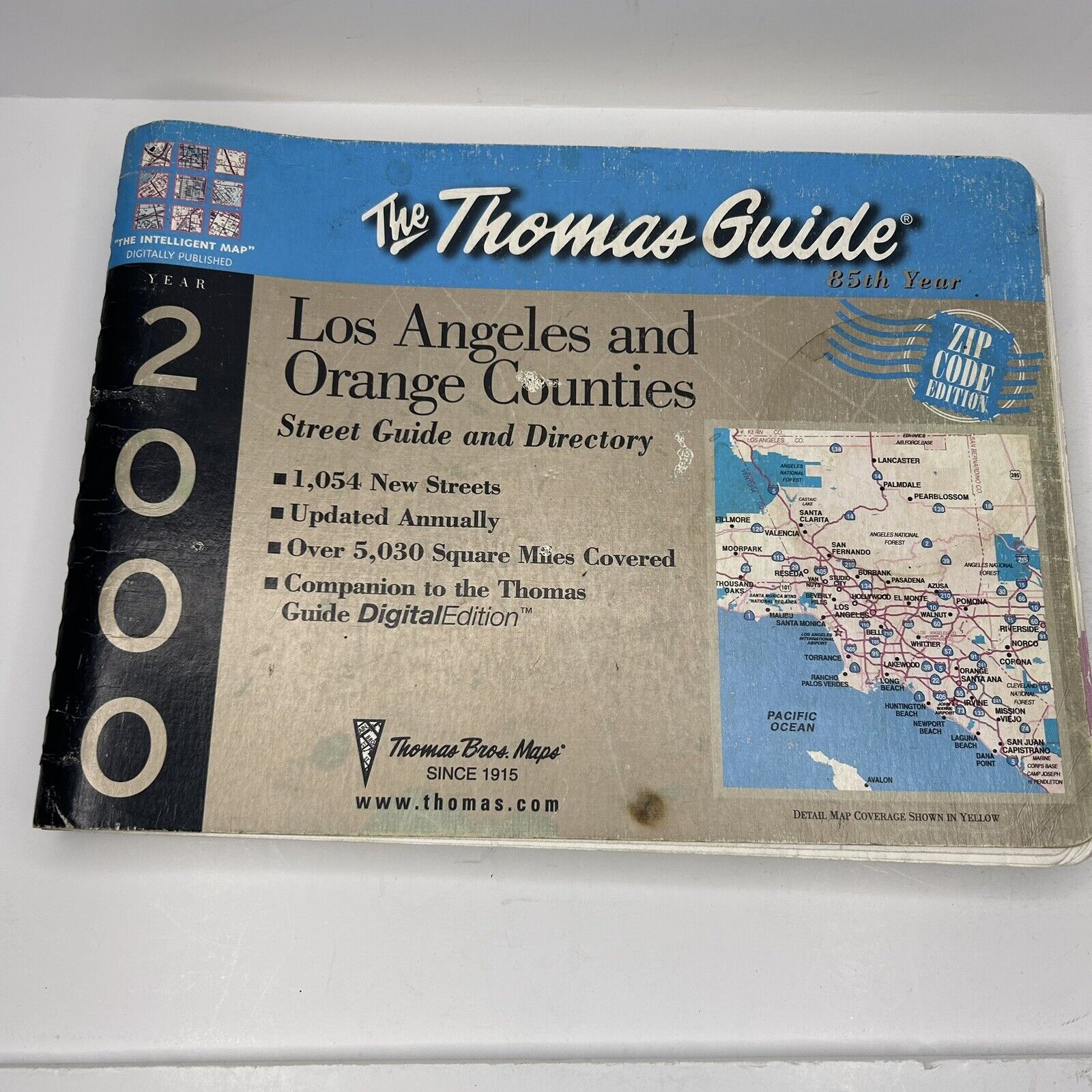 Vintage Y2K 2000 The Thomas Guide Los Angeles And Orange Counties Street Guide