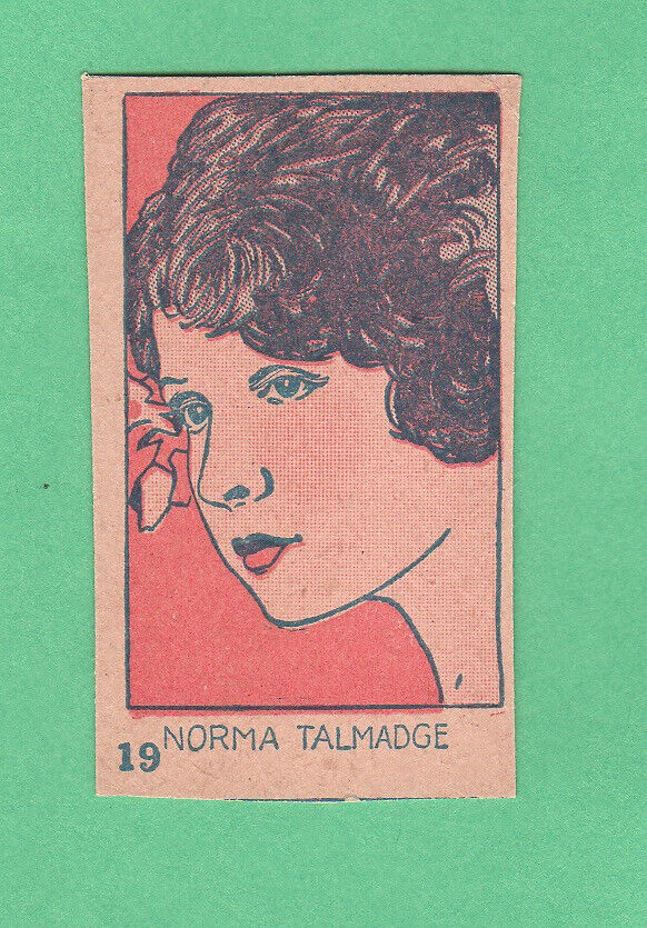1921 W551 Strip Card Norma Talmadge #19  Nrmnt  Read Below