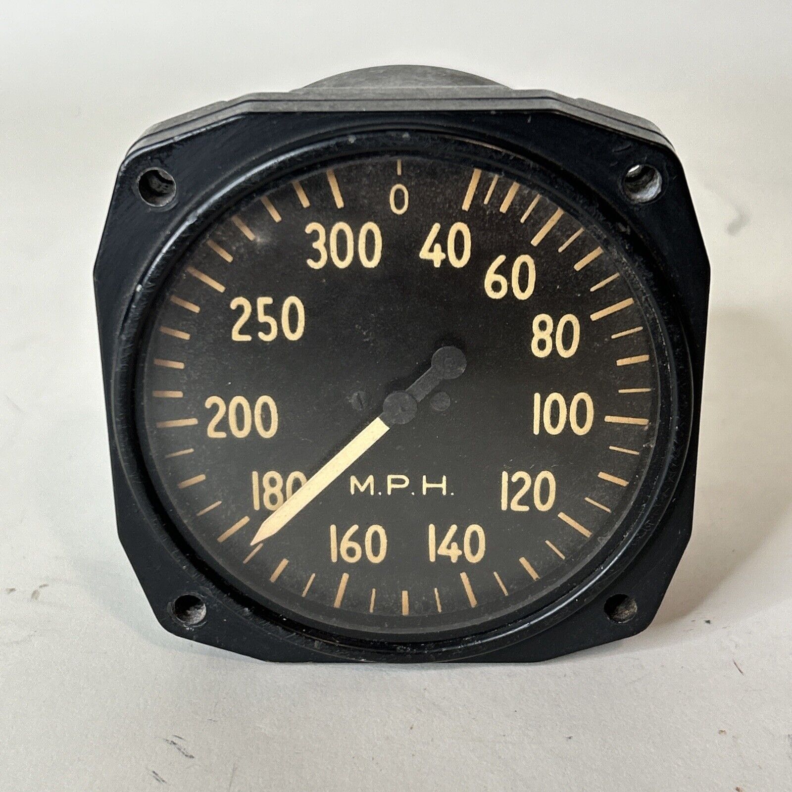 Vintage BENDIX AVIATION CORP Pioneer Type C14 Aviation Speedometer 300 MPH