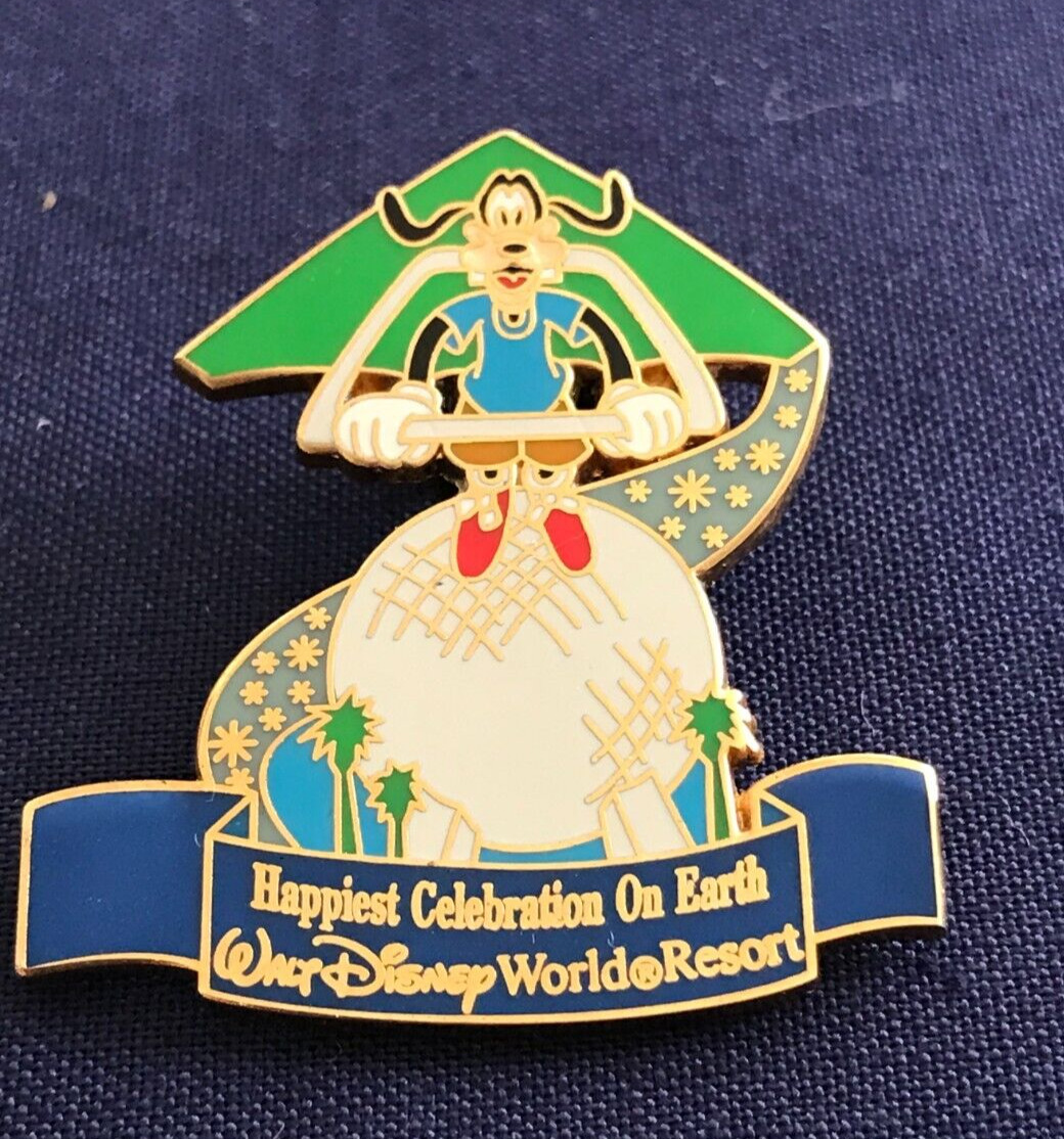 Rare Vintage Collectible Disney World Goofy Enamel Pin Hard to Find Promotional