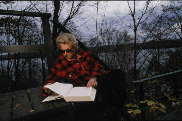 The Canadian Lyricist Luc Plamondon 1990s Old Photo 32