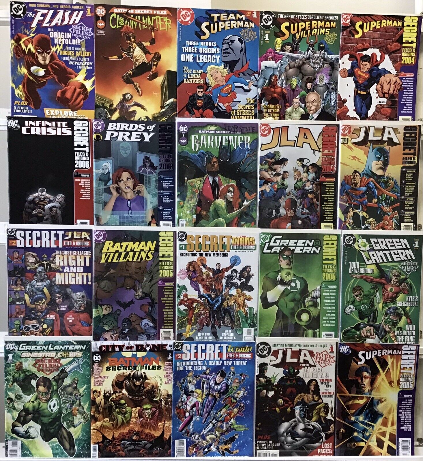 DC Comics - Secret Files & Origins - Comic Book Lot Of 20