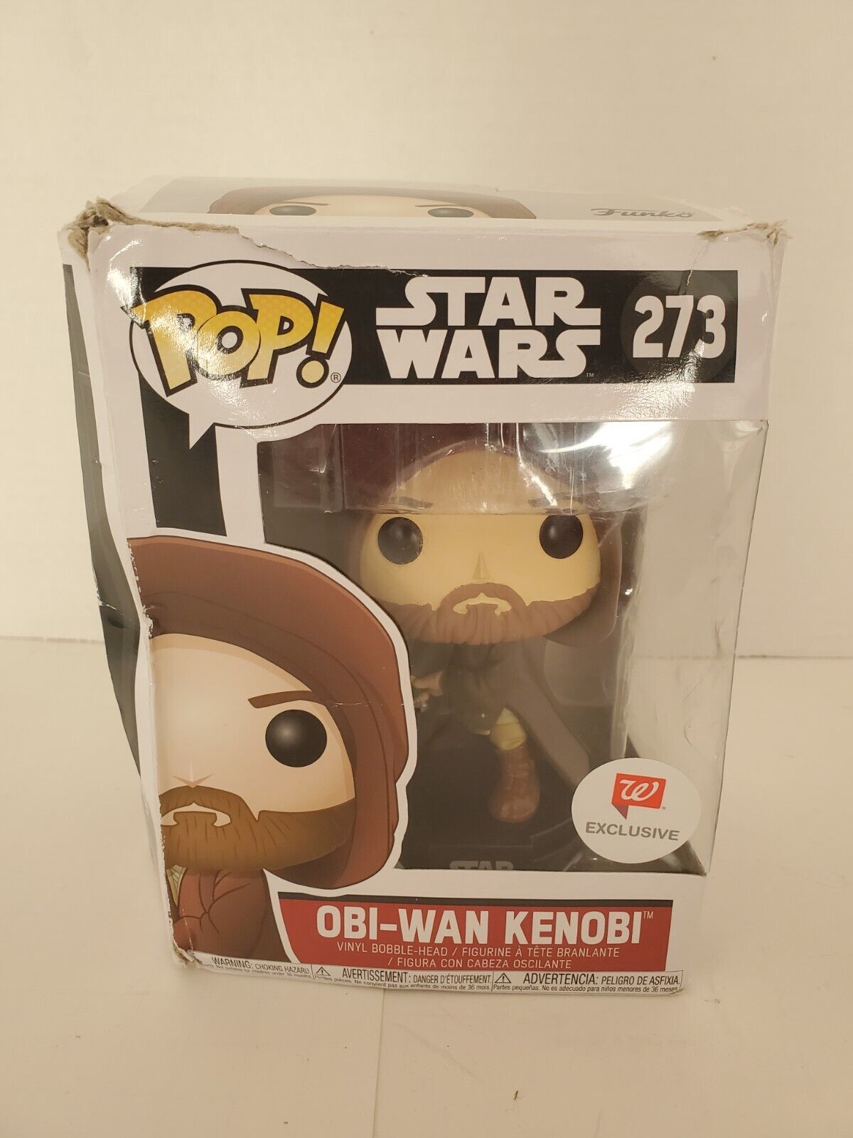 Funko Pop Vinyl: Star Wars Obi-Wan Kenobi Walgreens Exclusive #273 Box Damage