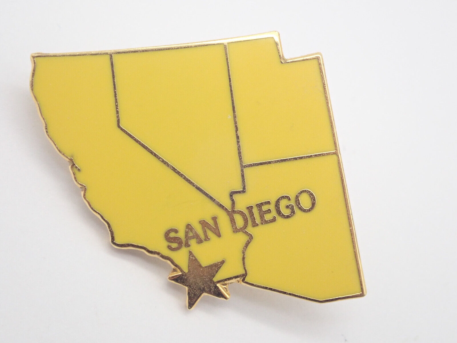 San Diego California Vintage Lapel Pin