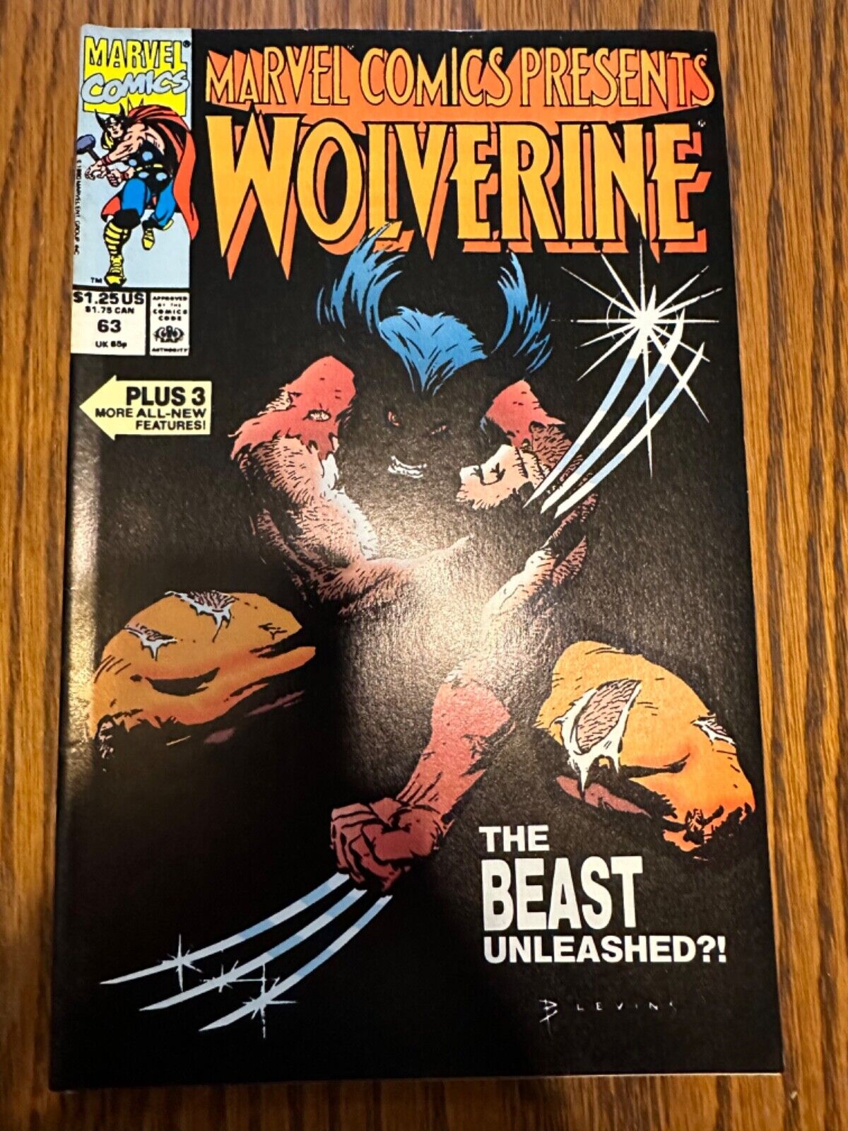 Marvel Comics Presents 1990 # 63 Wolverine Thor