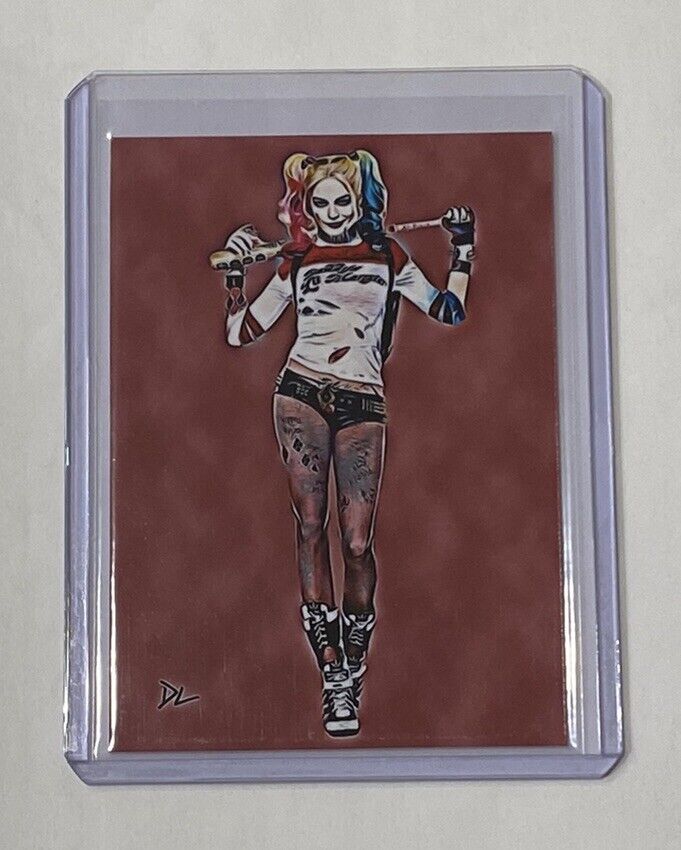 Harley Quinn Limited Edition Artist Signed Margot Robbie Trading Card 2/10