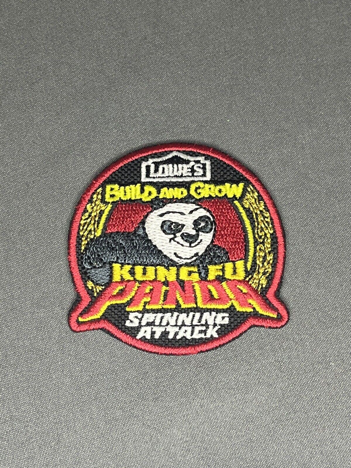 Lowe’s Build And Grow Patch Kung Fu Panda Spinning Attack