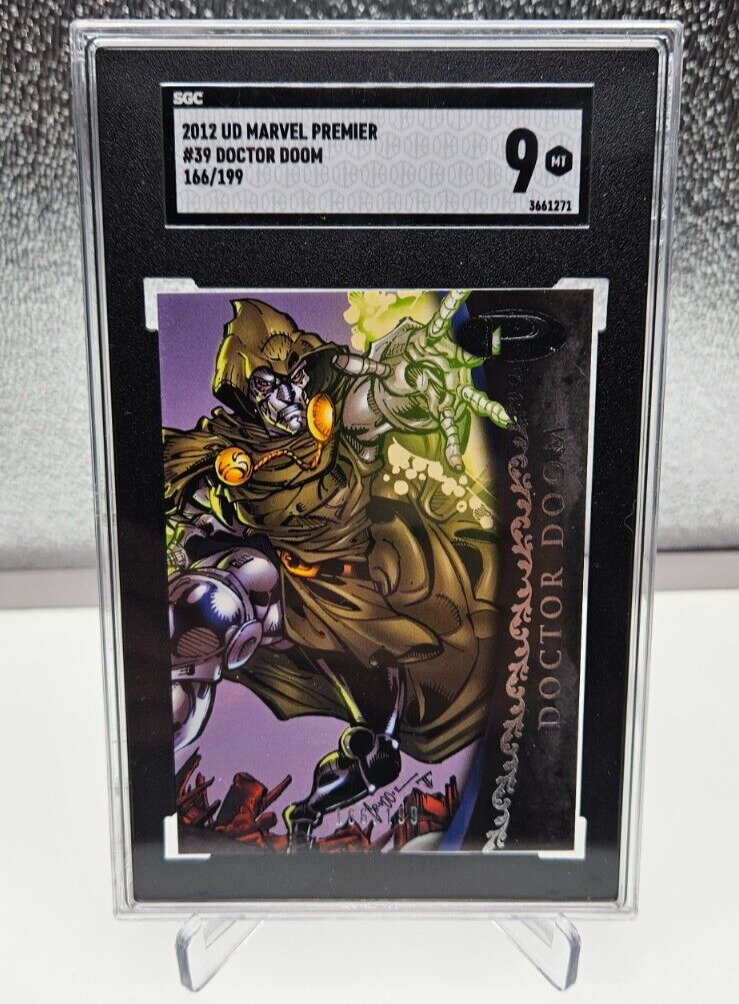 2012 UD Marvel Premier Doctor Doom #39, SGC 9 MT, 166/199