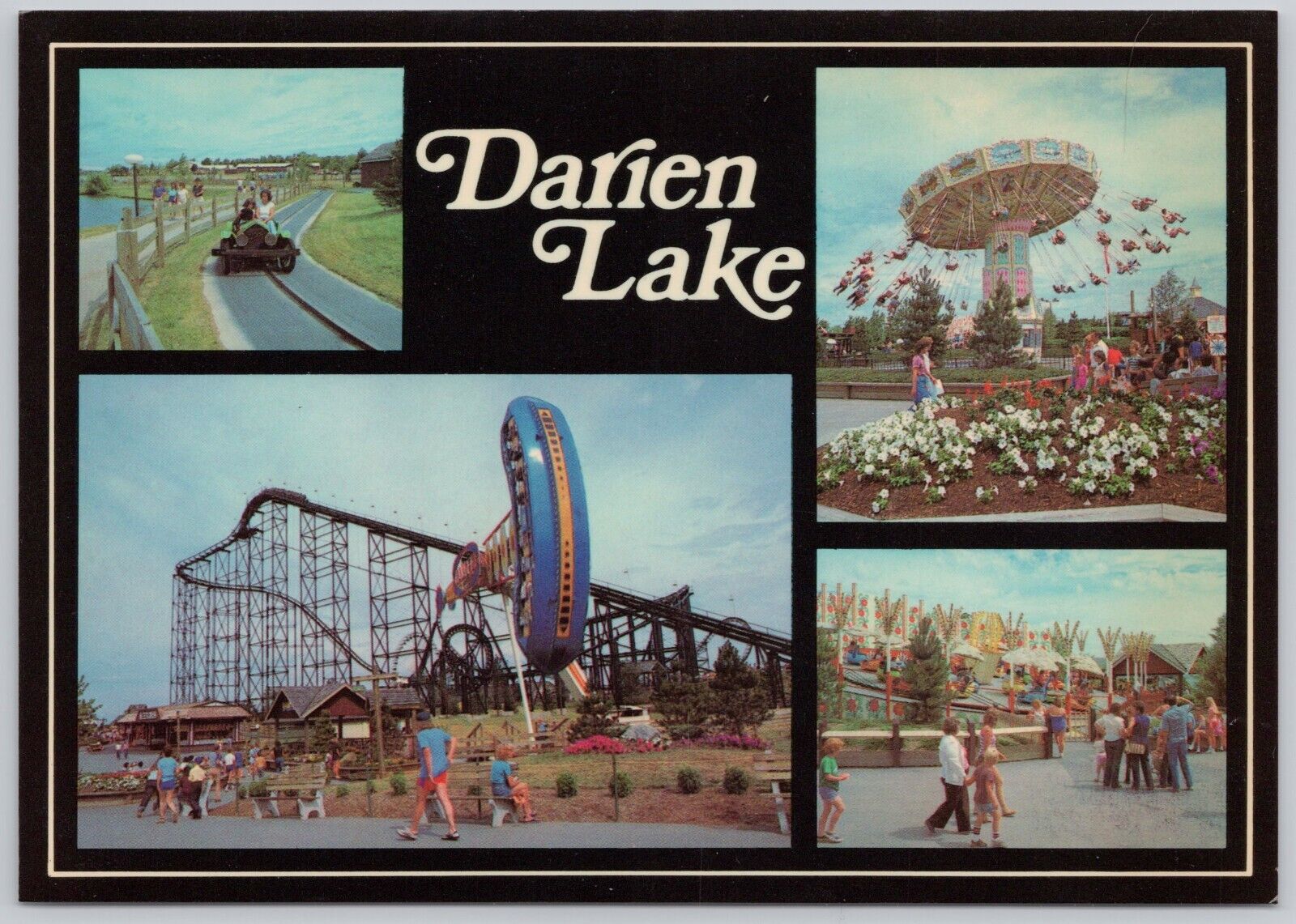 Darien Lake Amusement Park, Buffalo New York Postcard