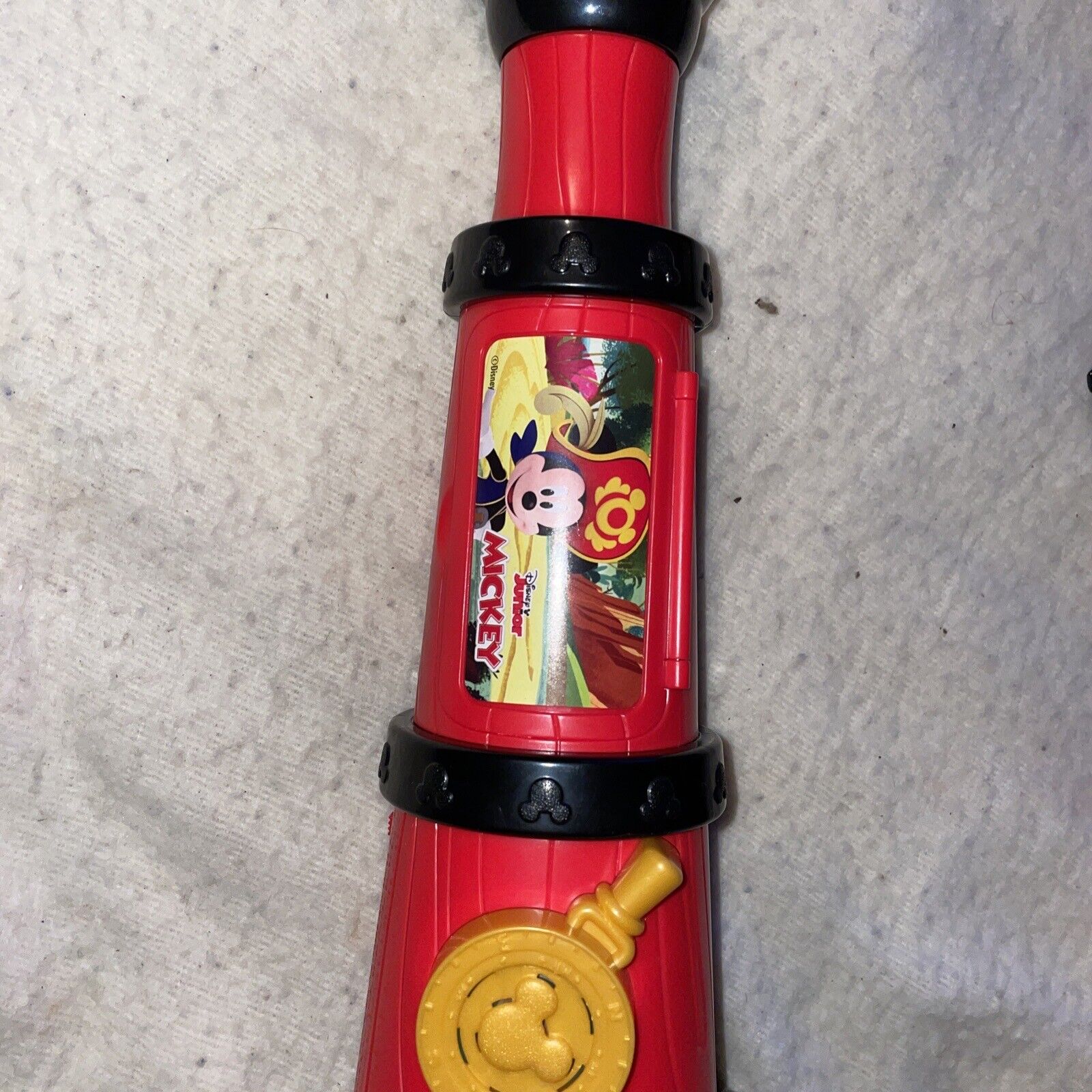Disney Jr. Mickey Mouse Adventure Spyglass With Sounds Pirate -Tested/Working VG