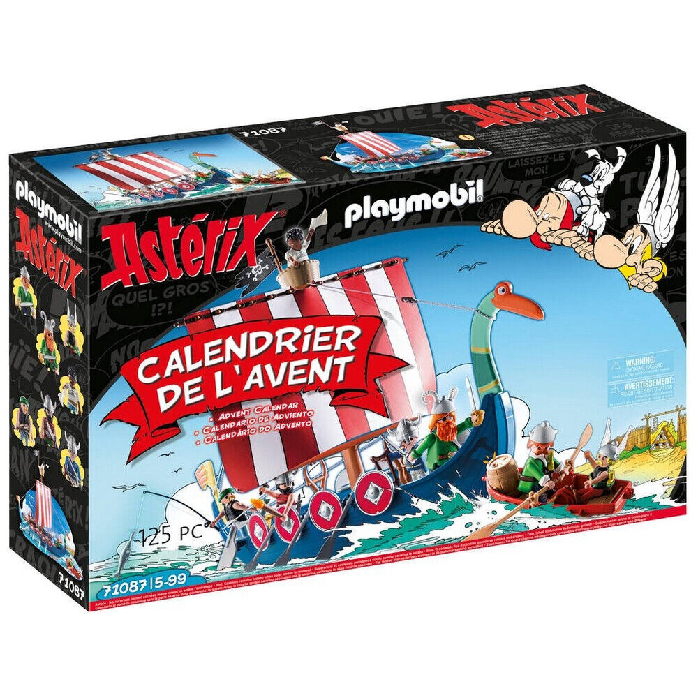 Advent calendar and figurines Playmobil Asterix and the pirates (71087)