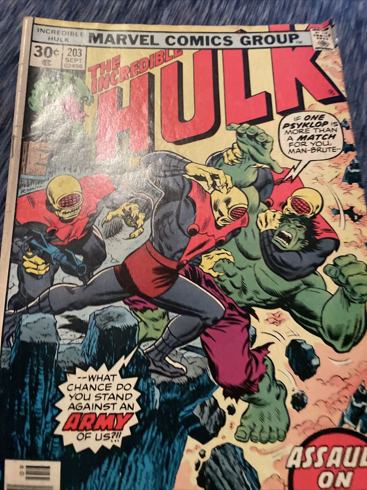 the incredible hulk 203￼ 1976