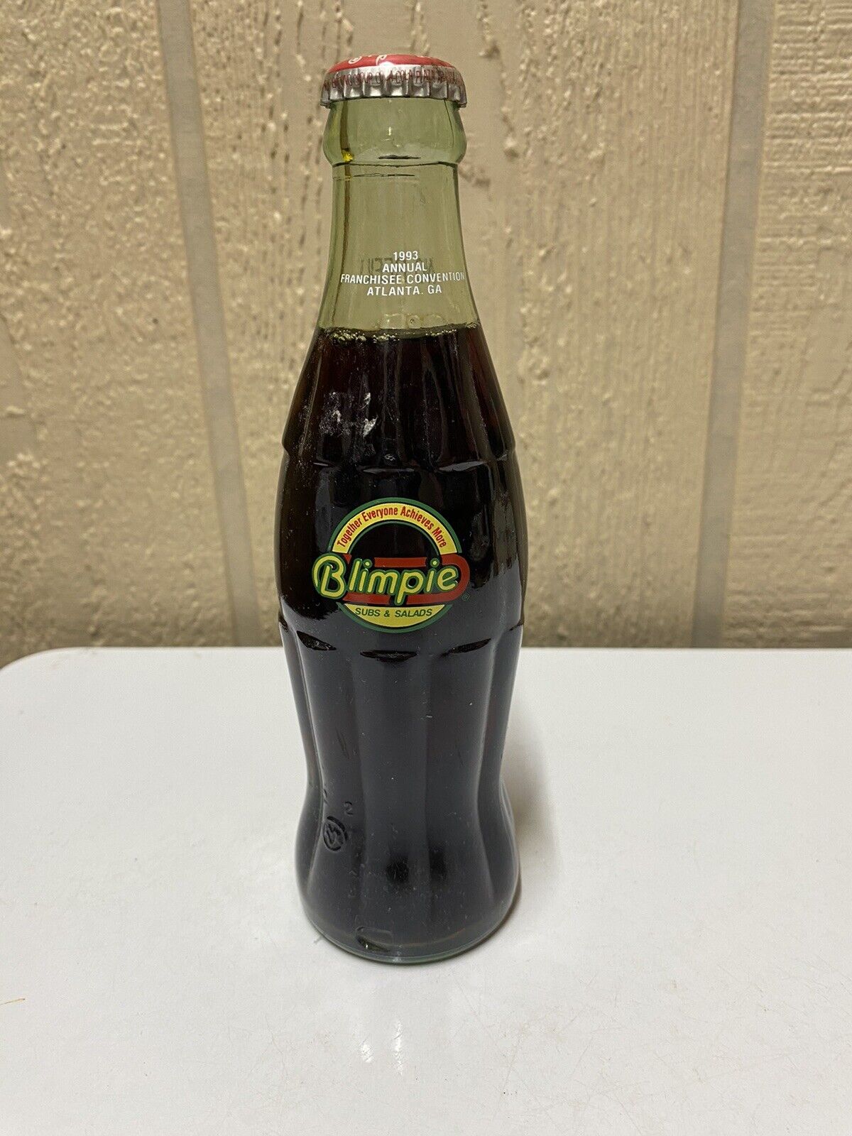 *HTF 1993 Blimpie Subs & Salads Franchisee Convention Atlanta Coca Cola Bottle