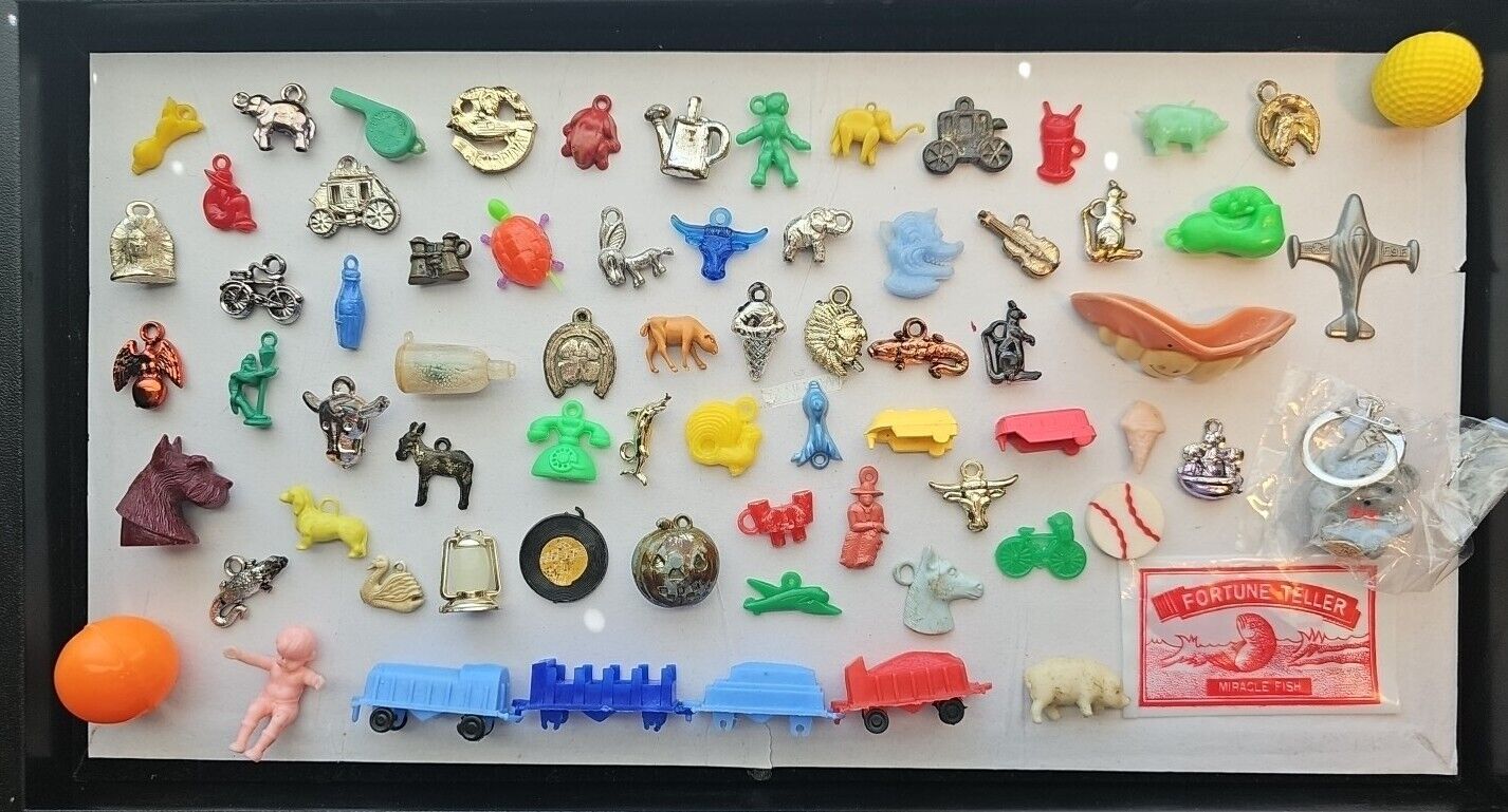 Cracker Jack Gumball Vending Premium Prizes Toys Vtg to Now Lot Of 70+ Pieces