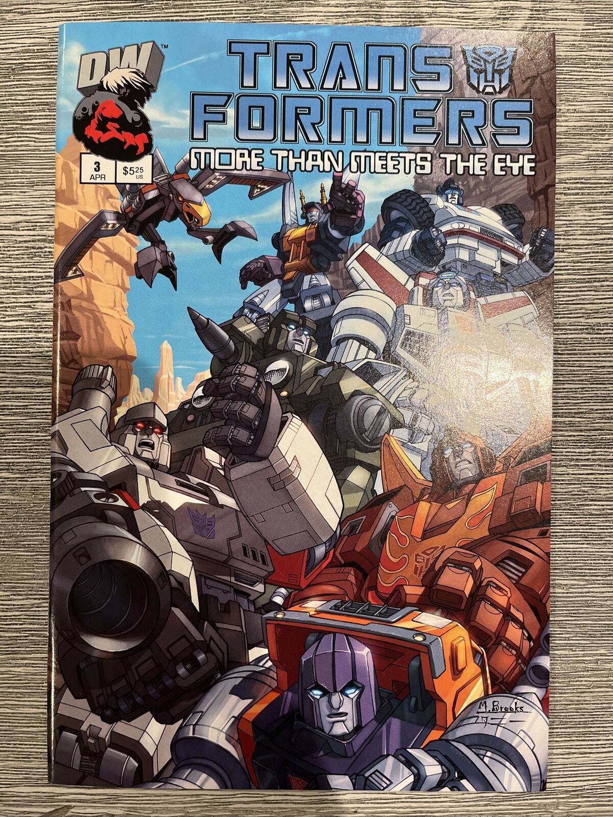 TRANSFORMERS: More Than Meets The Eye #3 (DW Comics, 2003)  #3 Guidebook