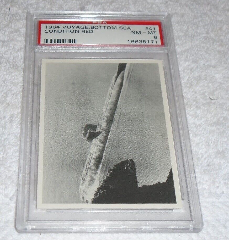 1964 Donruss Voyage To The Bottom Of The Sea #41 Condition Red PSA 8 NM-MT