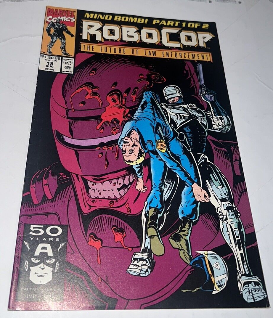 Robocop The Future of Enforcement #18 Marvel Comics 1991 VF/NM
