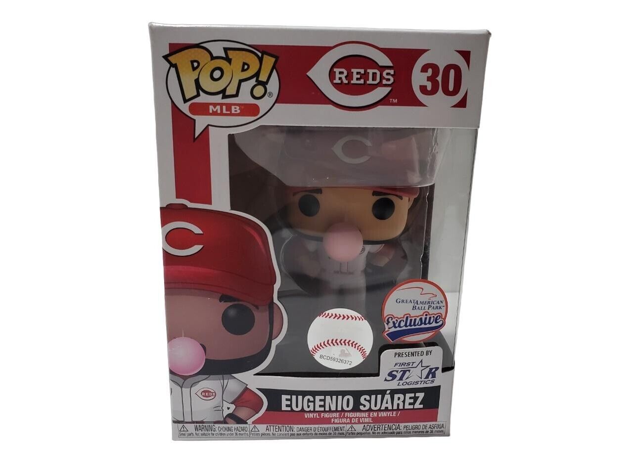 Funko Pop Eugenio Suarez #30 Figurine MLB White Jersey Exclusive Reds 5105