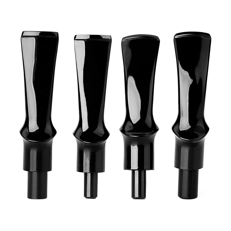 4pcs Mouthpiece Stem Replacement for Most Tobacco Smoking Pipe with 3/9mm Filter