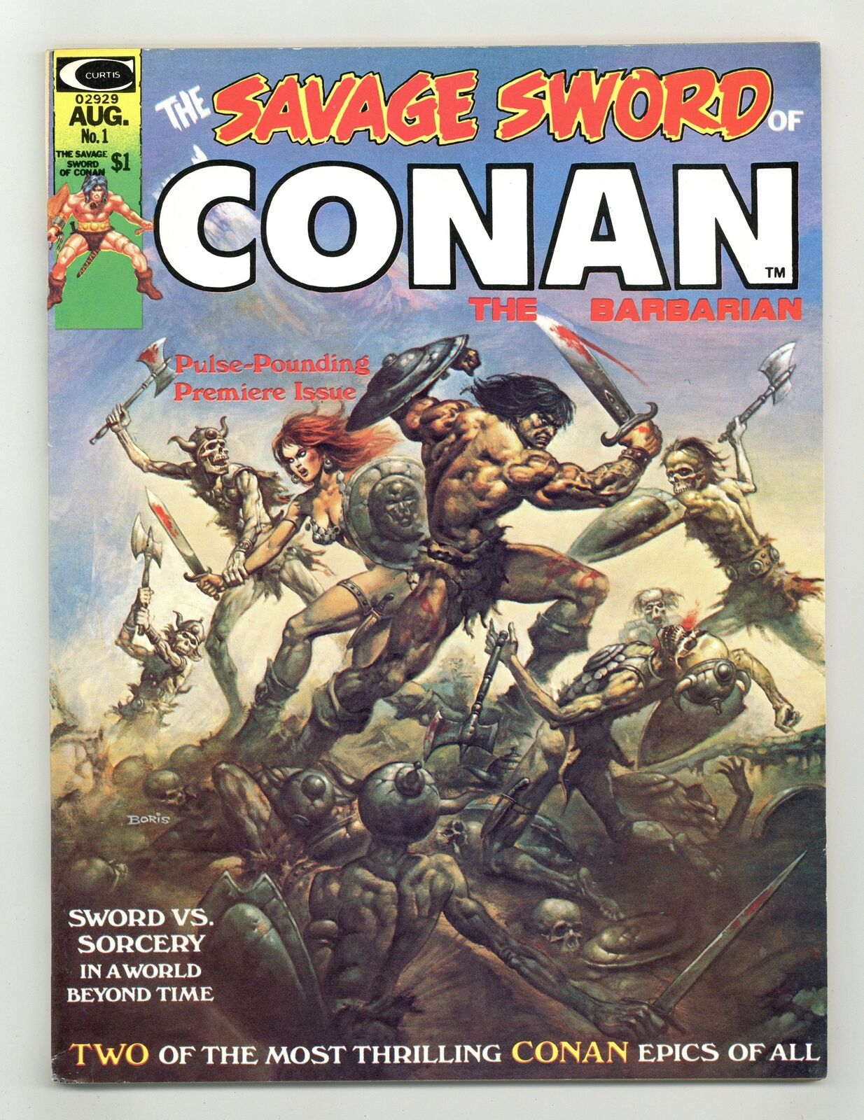Savage Sword of Conan #1 FN+ 6.5 1974
