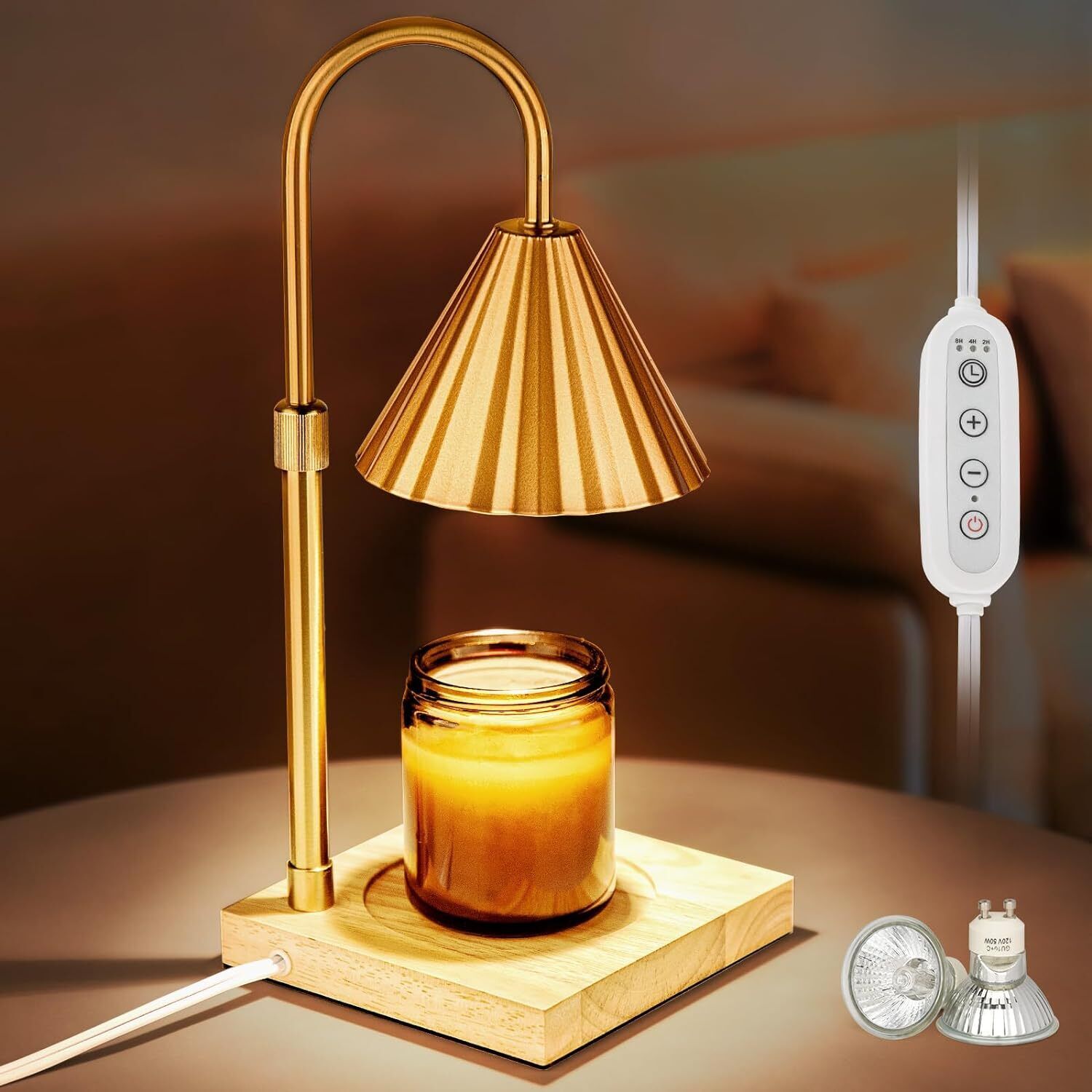 Candle Warmer Lamp Electric Candle Lamp Warmer Gift for Mom Bedroom Home Decor