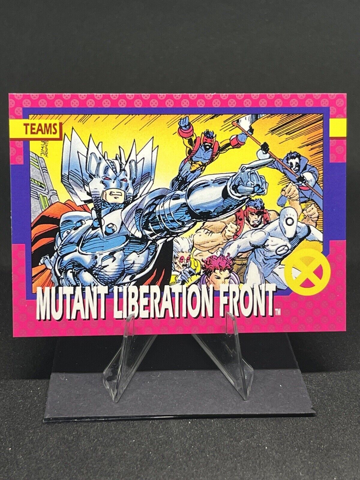 MUTANT LIBERATION FRONT 1992 Impel Marvel X-Men TEAMS #77 Collectible Card NM