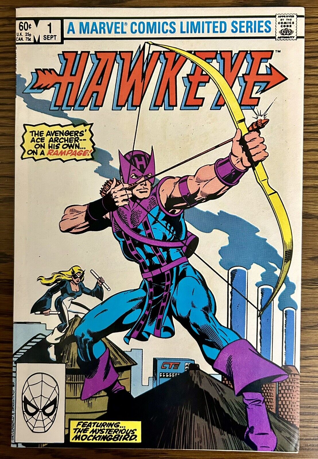 HAWKEYE #1  (1983) MARVEL COMICS - 1ST SOLO STORY - BRONZE AGE KEY ISSUE