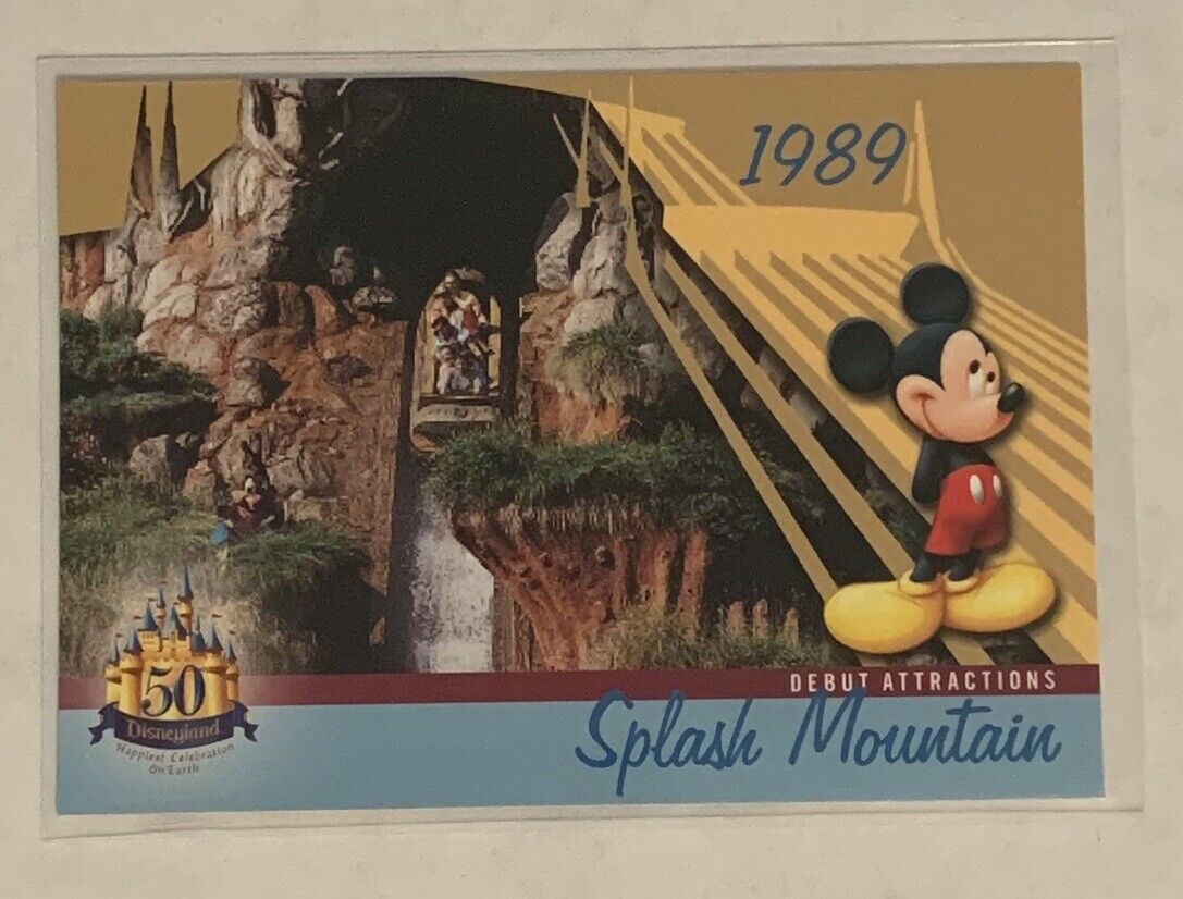 RARE Splash Mountain Disneyland 2005 Upper Deck Card ONLYONE ON EBAY