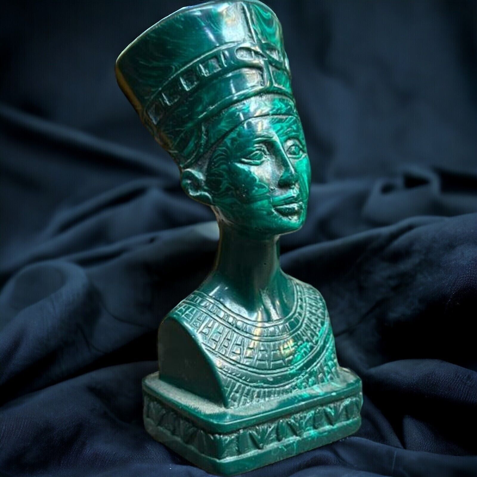 Rare Egyptian Head Queen Nefertiti Ancient Pharaonic Antique Unique Egyptian BC