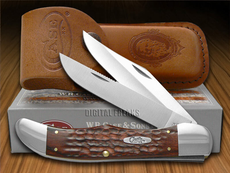 Case xx Knives Large Folding Hunter Jigged Rosewood Pocket Knife Stainless 00189