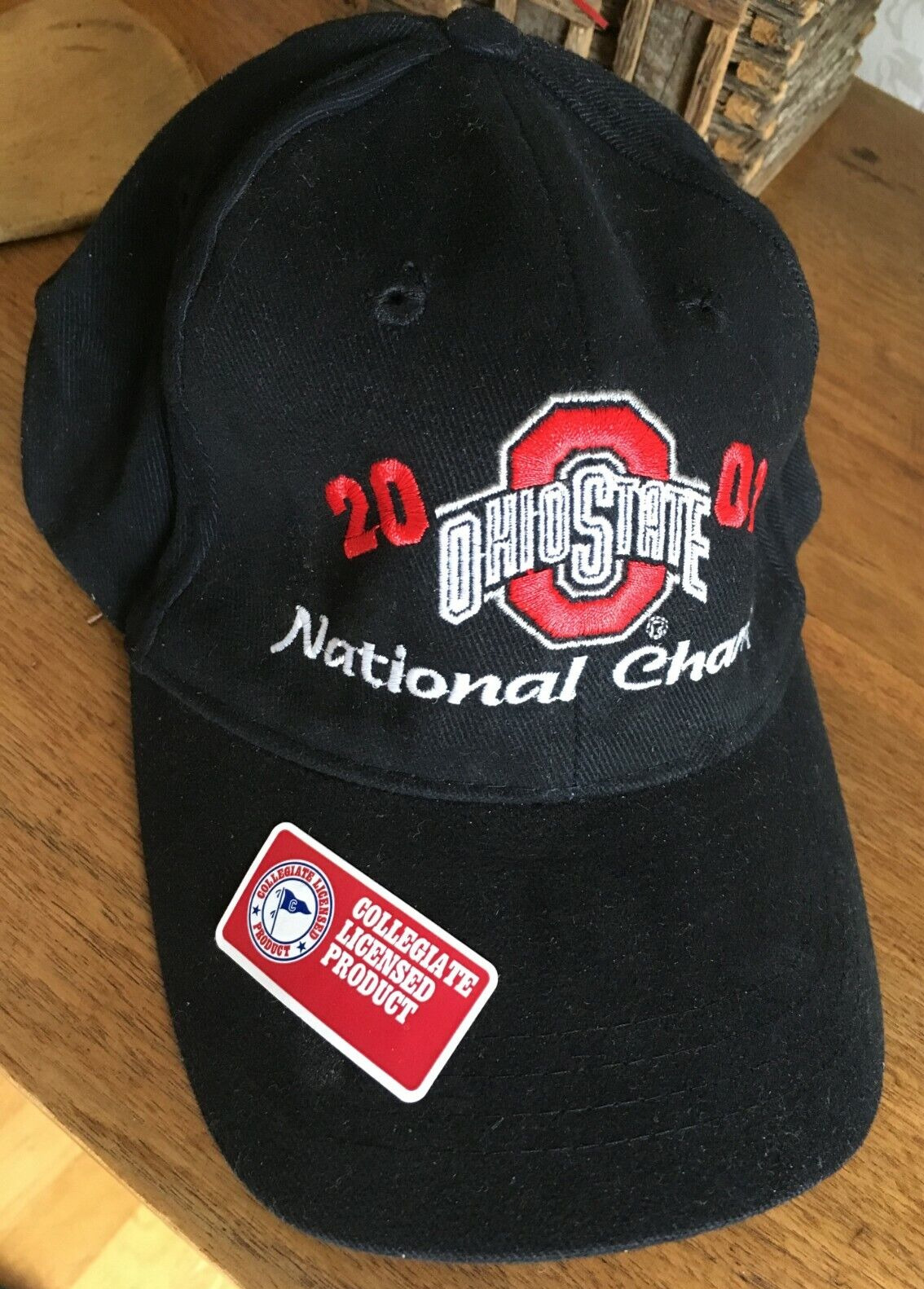 NOS New Old Stock 2002 National Champions OHIO STATE BUCKEYES FOOTBALL Hat Cap