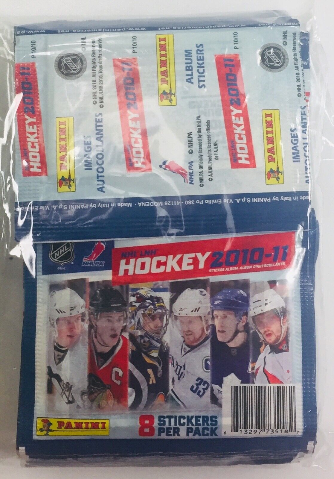 Panini - Hockey - 2010-11 Album Stickers - 50 Pack Bundle