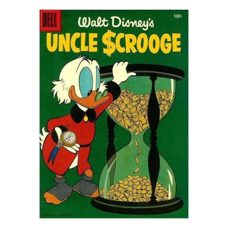 Uncle Scrooge (1953 series) #12 in Fine minus condition. Dell comics [n\
